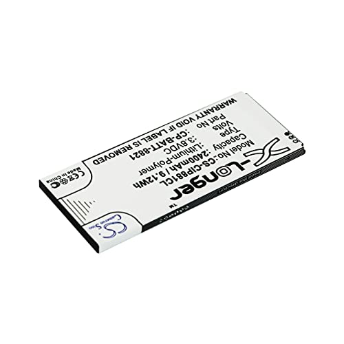 Battery Replacement for Cordless Phone Cisco 8800 Part Number Cisco 74-102376-01 CP-BATT-8821 GP-S10-374192-010H 2400mAh / 9.12Wh 3.8v Li-Polymer Black LIONX