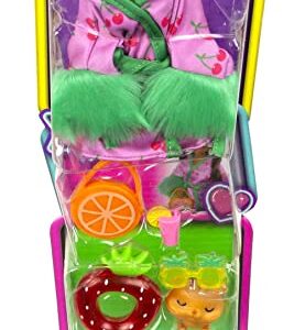 Barbie Extra Pet & Fashion Pack with 6 Pieces Including Pet Kitten, Pet Accessories & Fashion Pieces Doll, Gift for Kids 3 Years Old & Up