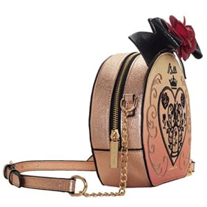 Danielle Nicole X Disney Beauty and the Beast Belle Perfume Crossbody - Fashion Cosplay Disneybound Cute Crossbody Bags, Multicolor