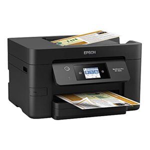 epson workforce pro wf-3820 all-in-one wireless color inkjet printer, black - print scan copy fax - 2.7" touchscreen, 21 ppm, 4800 x 2400 dpi, 8.5 x 14, auto 2-sided printing, 35-sheet adf, ethernet
