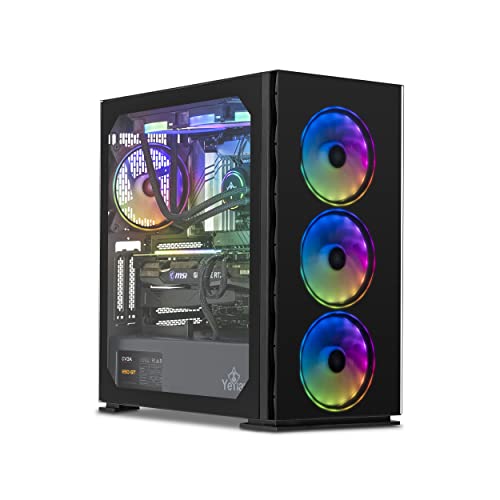 YEYIAN Yari X24 Gaming PC Computer, Intel 12th Gen Alder Lake i7-12700KF 12-Core 3.6GHz, GeForce RTX 3070 Ti 8GB GDDR6X, 1TB NVMe Gen 4 SSD, 2TB 3.5” HDD, 32GB DDR5 4800MHz, 240mm AIO, WiFi 6, BT 5.2