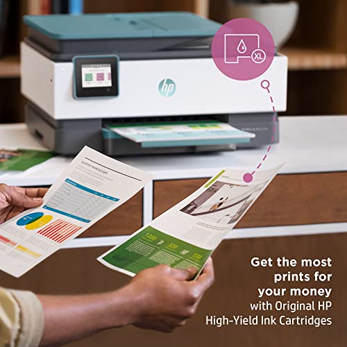 HP Wireless Color All in one Inkjet Printer - Print, Scan, Copy, Fax with Auto Document Feeder, 2-Sided Printing and Self-Healing Wi-Fi with 6 ft NeeGo Printer Cable