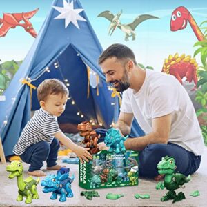 Kids Toys Stem Dinosaur Toy - Take Apart Dinosaur Toys for Kids 3-5 5-7 | Construction Building Boy Toys with Electric Drill | Party Christmas Birthday Gifts Kids Boys Girls 3 4 5 6 7 8 Year Old