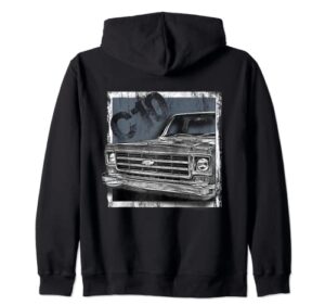 c10,c-10,k5,jimmy,squarebody truck,suburban,blazer,silverado zip hoodie