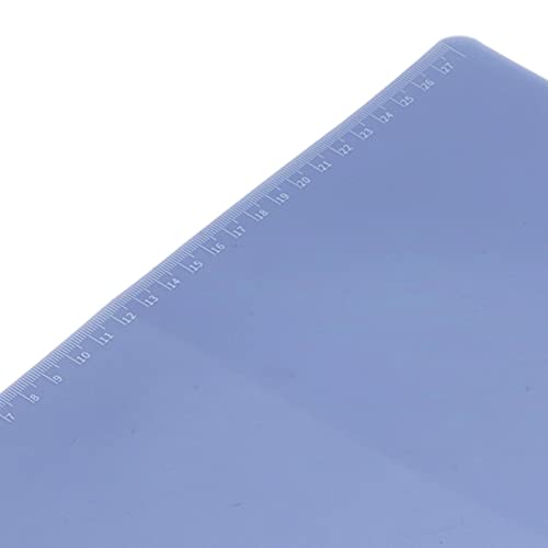 Clip Board, Portable Easy to Clean Kids Clipboard with Scale for Drawing for Writing(EVA Exam Pad A4-Athens Blue)