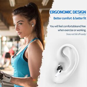 [5 Pairs] for AirPods 3 Ear Tips Covers [Fit in The Charging Case], WQNIDE Anti-Slip/Dust/Shock Silicone Ear Covers Accessories Compatible with AirPods 3rd Generation (2021)