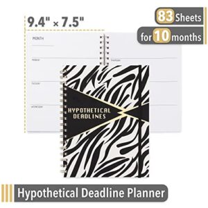 Mr. Pen- To Do List Notebook, 9.4x7.5 Inch, 83 Sheets, To Do Notebook, Twin-Wire Binding Planners, Weekly and Monthly Planner, To Do Planner, Weekly Planner, Monthly Planner, Goal Planner