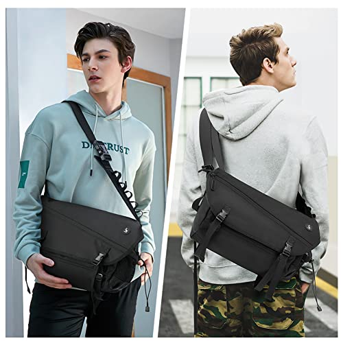 OIWAS Versatile Messenger Bag Men Women Large Capacity Crossbody Messenger Bag,satchel Bag, Water Repellent Messenger Bag