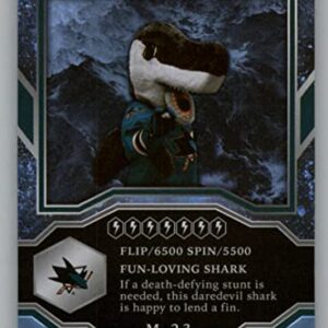 2021-22 Upper Deck MVP Mascot Gaming Cards #M-23 S.J. Sharkie San Jose Sharks Official NHL Hockey Card in Raw (NM or Better) Condition