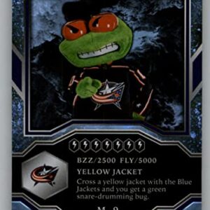 2021-22 Upper Deck MVP Mascot Gaming Cards #M-9 Stinger Columbus Blue Jackets Official NHL Hockey Card in Raw (NM or Better) Condition