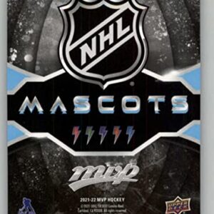 2021-22 Upper Deck MVP Mascot Gaming Cards #M-9 Stinger Columbus Blue Jackets Official NHL Hockey Card in Raw (NM or Better) Condition