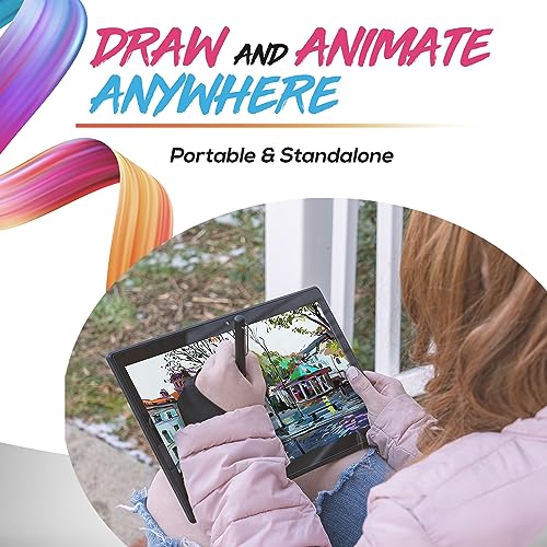 Simbans PicassoTab XL Drawing Tablet No Computer Needed with 11.6 Inch Screen [4 Bonus Items] Stylus Pen, Portable, Standalone, Android 11, Best Gift for Beginner Digital Graphic Artist - PCXL