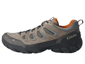 oboz sawtooth x low hiking shoe - men's hazy gray 10.5