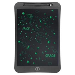 lcd writing tablet 12 inch drawing board writing pad electronic doodle digital memo notpad e-writer portable notebook - black