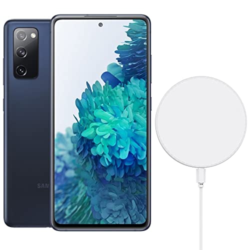 SAMSUNG Galaxy S20 FE 5G (128GB, 6GB) 6.5" AMOLED, Snapdragon 865, IP68 Water Resistant, 4G Volte Fully Unlocked (T-Mobile, AT&T, Verizon, Global) G781W International (w/Fast Wireless Charger, Navy)