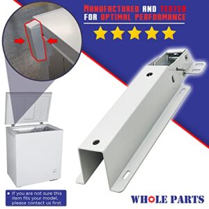 Whole Parts Freezer Door Hinge Assembly Part #297321900 - Replacement and Compatible With Gibson, JC Penney, Kelvinator, Kenmore, Tappan, Refrigerators - Non-OEM Appliance Parts - 2 Yr Warranty