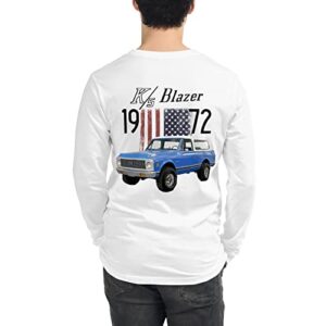 jg infinite blue 1972 chevy blazer k5 vintage truck unisex long sleeve tee