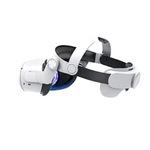 elite strap for oculus 2 accessories, adjustable and lightweight head strap for enhanced support & balance weight in vr