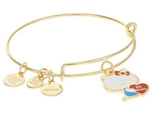 alex and ani hello kitty be mine bracelet gold one size