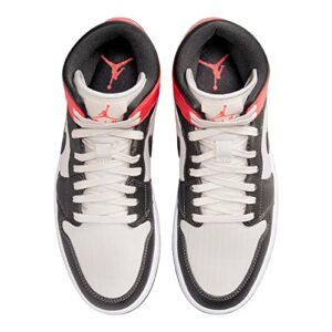 Jordan 1 Mid SE Women's Black Red Beige DQ6078-100 (DQ6078-100, Numeric_8_Point_5)