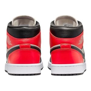 Jordan 1 Mid SE Women's Black Red Beige DQ6078-100 (DQ6078-100, Numeric_8_Point_5)