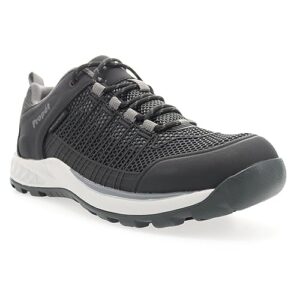 Propét Men's Vestrio Hiking Shoe, Black/Grey, 12 X-Wide US