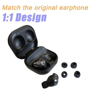 Luckvan Silicone Ear Tips for Galaxy Buds Pro Replacement Earbuds Tips for Galaxy Buds Pro Earbuds 6 Pairs LMS Black