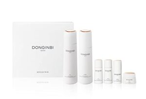 donginbi red ginseng moisturizing & firming set ex, anti-aging korean skin care, routine kit for smooth, radiant skin by kgc