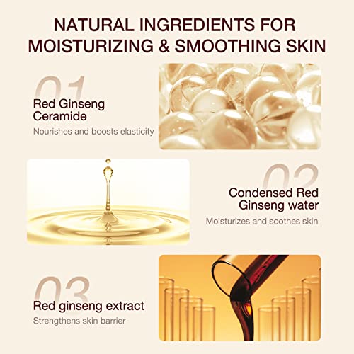 DONGINBI Red Ginseng Moisturizing & Firming Set EX, Anti-Aging Korean Skin Care, Routine Kit for Smooth, Radiant Skin by KGC