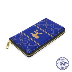 BBGreek Sigma Gamma Rho Sorority Paraphernalia - Vegan Leather Zip Wallet - 1922 - Official Vendor