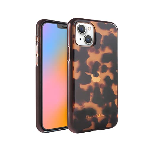 FELONY CASE - iPhone 13 Mini Case - Classic Tortoise iPhone Case - Wireless Charging Compatible - Anti-Scratch, 360° Shockproof Protective Case for Apple iPhone 13 Mini