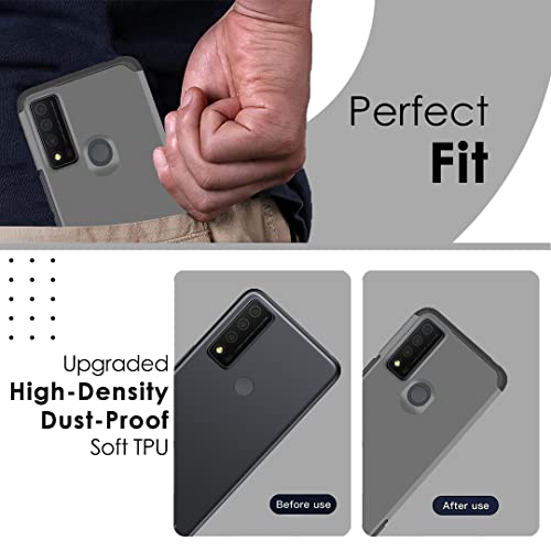 HRWireless Compatible for TCL 30 XE 5G CaseSeries with Premium Original Minimalistic Design for Shock Absorption, Accidental Drops, Scratches, Heavy Duty Cover