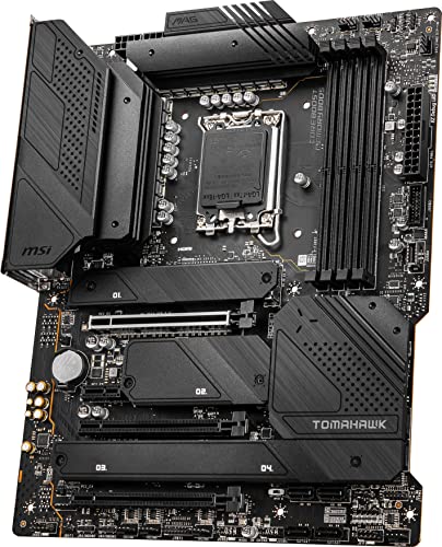 MSI MAG Z690 Tomahawk WiFi Gaming Motherboard (ATX, 12th Gen Intel Core, LGA 1700 Socket, DDR5, PCIe 5, 2.5G LAN, M.2 Slots, Wi-Fi 6E)