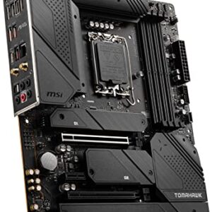 MSI MAG Z690 Tomahawk WiFi Gaming Motherboard (ATX, 12th Gen Intel Core, LGA 1700 Socket, DDR5, PCIe 5, 2.5G LAN, M.2 Slots, Wi-Fi 6E)