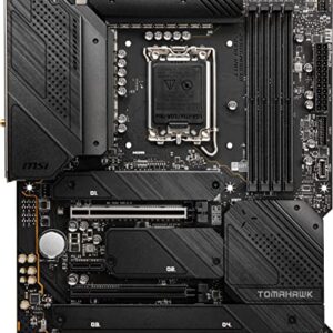 MSI MAG Z690 Tomahawk WiFi Gaming Motherboard (ATX, 12th Gen Intel Core, LGA 1700 Socket, DDR5, PCIe 5, 2.5G LAN, M.2 Slots, Wi-Fi 6E)