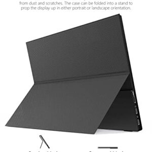 ARZOPA Portable Monitor, 14.0" Ultra Slim Portable Laptop Monitor FHD 1080P External Display with Dual Speakers Second Screen for Laptop PC Phone Xbox PS4/5 Switch-A1 GAMUT Slim