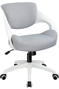 bojuzija ergonomic office computer desk kid study chair waist support function swivel 360° for home&office (grey)