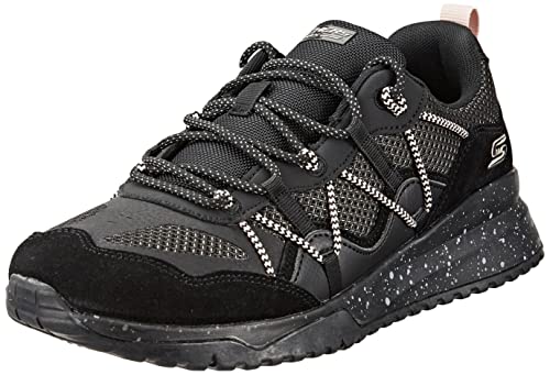 Skechers Bobs Squad 3 Zigzag Swagger Womens Shoes Size 5.5, Color: Black