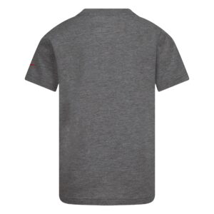 nike boy's elite short sleeve t-shirt (toddler/little kids/big kids) carbon heather 5 little kid