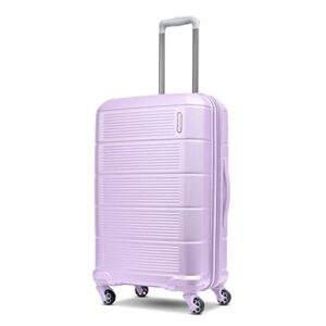 American Tourister Stratum 2.0 Expandable Hardside Luggage with Spinner Wheels, 2PC SET 20/24, Lavender