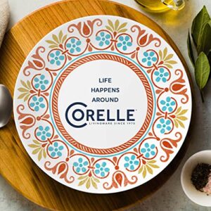 Corelle Terracotta Dreams Dinnerware Set for 6, 18 Pieces | Dinner Plates, Appetizer Plates, and 18 Oz Bowls | Dishwasher, Microwave, and Freezer Safe | Proudly Made in the USA