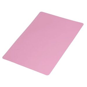 clip board, soft convenient clear clipboard plastic easy to clean for writing for drawing(eva exam pad a4-light fei powder)