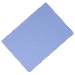 kids clipboard, easy to clean convenient clipboard soft plastic with scale for writing for drawing(eva exam pad a4-athens blue)