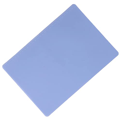 Kids Clipboard, Easy to Clean Convenient Clipboard Soft Plastic with Scale for Writing for Drawing(EVA Exam Pad A4-Athens Blue)