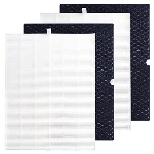 Aulavik True HEPA Replacement 116130 Filter H for Winix Air Purifiers Model # 5500-2 & AM80 (2 sets)