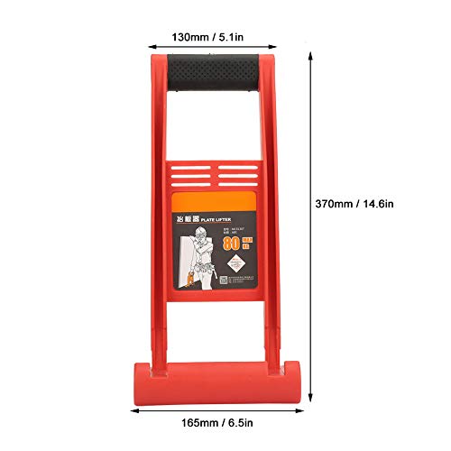 Panel Carrier, Plate Panel Lifter Plywood Loader Gypsum Panel Gripper, With Skid-proof Handle Board Carrier for Moving Boards Industry