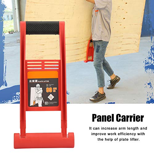 Panel Carrier, Plate Panel Lifter Plywood Loader Gypsum Panel Gripper, With Skid-proof Handle Board Carrier for Moving Boards Industry