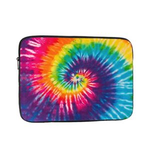 tie dye laptop sleeve case 10 12 13 15 17 inch for men women boys girls,waterproof oxford cloth laptop sleeve carrying bag suitable for most ipads and laptops notebook computer pocket tablet 15 inch