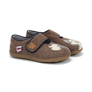 see kai run - cruz ii slipper for little kids, brown husky, little kid 12