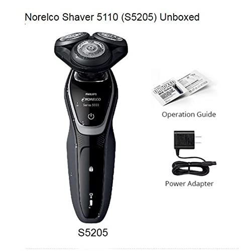 Philips Norelco 5000 Shaver S5205 Electric Shaver Series 5110 Wet & Dry Shaver with MultiPrecision Blade System - (Unboxed)